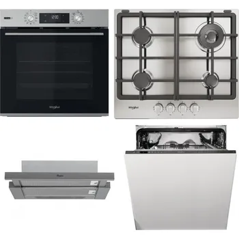 Set domácích spotřebičů WHIRLPOOL OMSK58RU1SX + WHIRLPOOL TGML 661 IX R + WHIRLPOOL AKR 749/1 IX + WHIRLPOOL WIO 3T133 PE 6.5