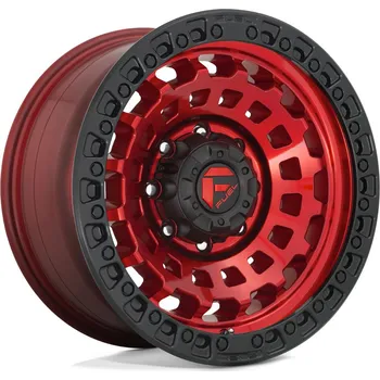 Plechové kolo Fuel D632 ZEPHYR disk 17x9 8x170 125.1 ET-12, Candy red