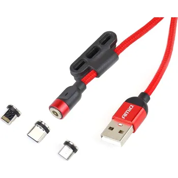 Datový kabel Multikabel USB Lightning/USB C/micro USB 1m UC-08 - 02522