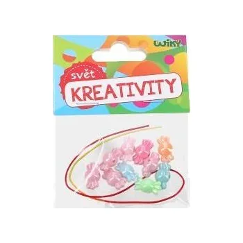 Dětské navlékací korálky Barevné korálky s provázkem [A]