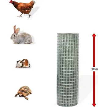 Pletivo DEMA Voliérové ​​čtyřhranné pletivo pozinkované 13 mm, 0,5x10 m, drát 1 mm