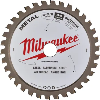 Pilový kotouč MILWAUKEE Pilový kotouč na kov 30T ∅ 135/20mm, 30 zubů