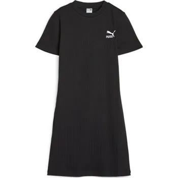 Dámské šaty Dámské šaty PUMA CLASSICS RIBBED DRESS 621405-01 BLACK XS