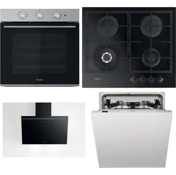 Set domácích spotřebičů WHIRLPOOL OMK38HU0X + WHIRLPOOL GOFL 629/NB1 + WHIRLPOOL AKR 62F LT K + WHIRLPOOL WIC 3C33 PFE