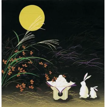 Šátek Japonský šátek Furoshiki 50 x 50 cm Tsukimi