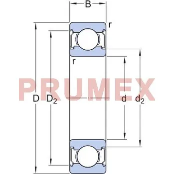 SKF W 61901-2Z/VT378 nerezové kuličkové ložisko