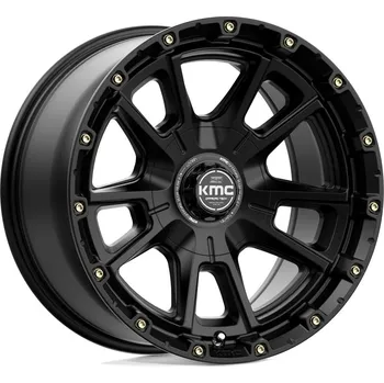 Plechové kolo KMC KM100 SYNC disk 17x9 5x127/5x139.7 78.1 ET18, Satin black