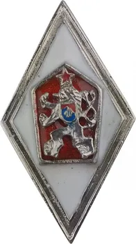Odznak pro absolventy Vojenské vysoké školy ČSLA armádní originál