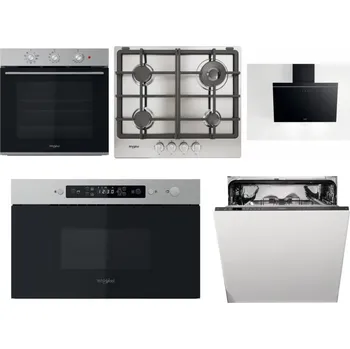 Set domácích spotřebičů WHIRLPOOL OMK38HU0X + WHIRLPOOL TGML 661 IX R + WHIRLPOOL AKR 62F LT K + WHIRLPOOL MBNA910X + WHIRLPOOL WIO 3T133 PE 6.5