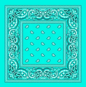 Šátek Blingstar Bandana šátek Mint Green zelená 55 cm - B2335