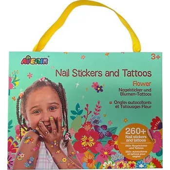 Odstranitelné tetování Avenir Nálepky na nehty a tetování Květiny