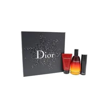 Christian Dior Fahrenheit SET: Toaletní voda 100ml + Sprchový gél 50ml + Toaletní voda 10ml - Naplniteľný Pre mužov Toaletní voda