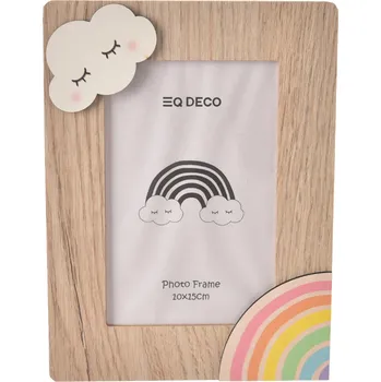 Rám na obraz Fotorámeček dřevo RAINBOW 15x2x20/10x15 cm