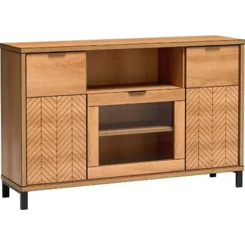 Komoda Nábytek PEGAS s.r.o. Komoda Fonti F4 s nožkama Dub karamel