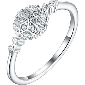 Prsten Olivie Stříbrný prsten SNĚHOVÁ VLOČKA 8055 Velikost prstenů: 7 (EU: 54-56) Ag 925; ≤1,6 g.