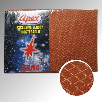 Prostěradlo Apex® Termo prostěradlo Jersey Apex - Jednolůžko 90 x 200 cm - Cihlová