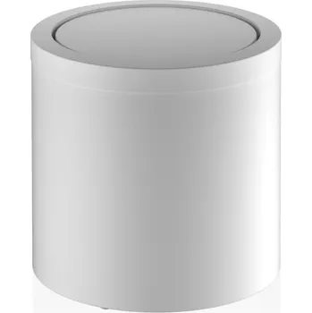 Odpadkový koš Decor Walther, Koš na odpadky do koupelny Basic 21 cm bílý matný - Formadore