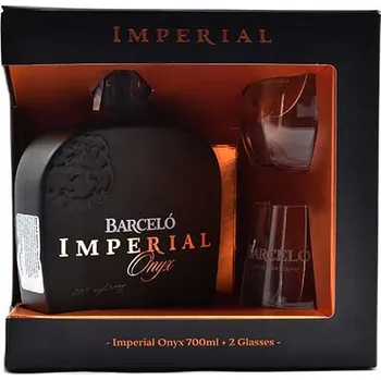 Rum Barcelo Onyx Imperial + 2x sklenička 0,7 l