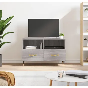 Televizní stolek vidaXL TV skříňka 80 x 36 x 50 cm kompozitní dřevo [828949] Barva: šedá sonoma