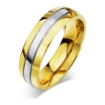 Prsten Šperky4U Ocelový prsten, šíře 6 mm, vel. 49 - velikost 49 - OPR0055-49