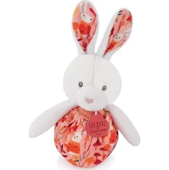 Hračka pro nejmenší Doudou Vyskakovací králíček 2v1 - 4