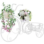 vidaXL Stojan na květiny ve tvaru jízdního kola vintage styl kovový [245931]