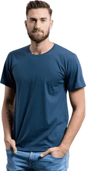 Pánské tričko CityZen Bavlněné tričko proti pocení s kulatým výstřihem modré