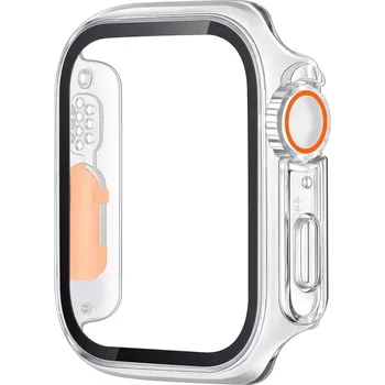 Příslušenství k chytrým hodinkám Ochranné pouzdro s tvrzeným sklem ve vzhledu Apple Watch Ultra pro Apple Watch 41mm Barva: Průhledná, Typ: 8