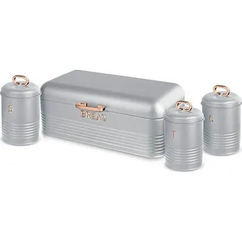 chlebník BERLINGERHAUS Chlebník a sada dóz 4 ks Moonlight Edition BH-6755