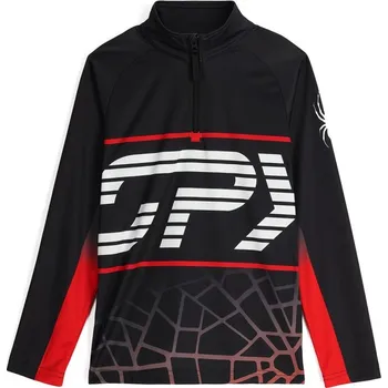 Spyder Web 1/2 Zip black lyžařský rolák dětský S