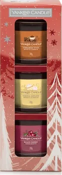 Svíčka Yankee Candle Black Cherry/Cinnamon Stick/Vanilla Cupcak
