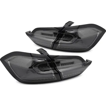 Zadní světlomet TUNING-TEC Zadní světla Ford Fiesta MK8 17-21 HATCHBACK kouřová LED