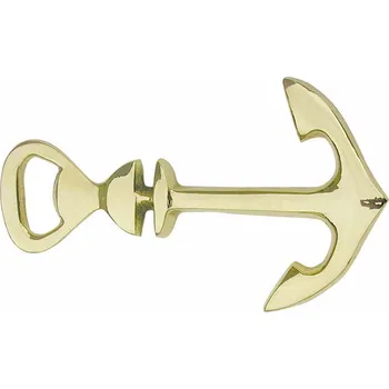 Popelník SEA Club Otvírák na láhve - kotva, mosaz, 14 cm