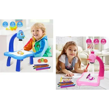 Projektor Dětský kreslicí projektor s fixy a předlohami - více barev - Dětský kreslicí projektor s fixy a předlohami - modrý