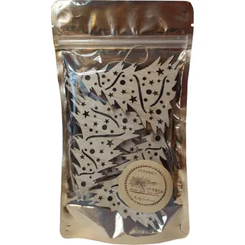 Vánoce Ex Herbis AHDL Vánoční ozdoby dřevěné Stromek 7 ks