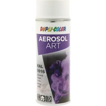 Barva ve spreji Dupli Color ART RAL 9016 Dopravní bílá lesklá barva ve spreji 400 ml