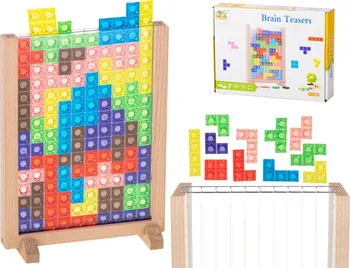 Hlavolam Brain Teasers Puzzle Tetris stojící hra 42 ks