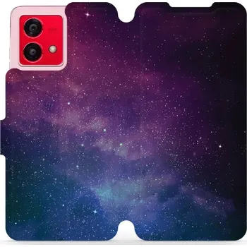 Pouzdro na mobilní telefon Flipové pouzdro Mobiwear - Motorola Moto G84 5G - V147P Mlhovina (Knížkové flip pouzdro, obal, kryt na mobil Motorola Moto G84 5G - V147P Mlhovina, materiál Umělá kůže + TPU - ochrana 360°, stojánek, silikonová vanička, magnetické zavírání)