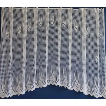 Hotová oblouková záclona Orni Bílá 160x300cm