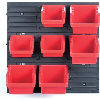 Závěsný panel se 7 boxy na nářadí ORDERLINE 400x110x400 -KOR5-S411/3020