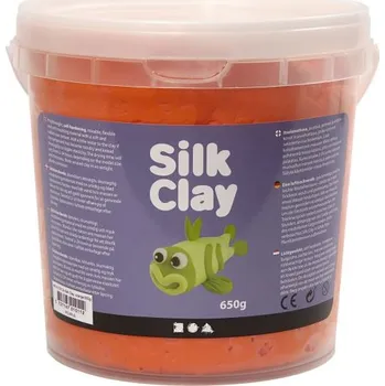 Modelovací hmota Creative Silk Clay hedvábná modelovací hmota ORANŽOVÁ 650 g
