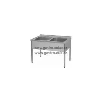 Nerezový dřez Nerezový dvoudřez - RŮZNÉ ROZMĚRY, rozměr 1000x600x850mm, dřezy 400x500x250mm