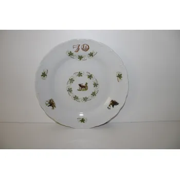 Talíř VARPOS Talíř s mysliveckým motivem - jubileum Varianta: 70. jubileum