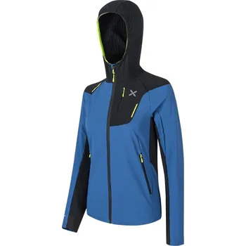 Dámská bunda MONTURA SKI STYLE 2 JACKET WOMAN Deep blue/Yellow fluo 8770F stretchová bunda s DWR úpravou
