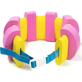 Plovací pás Tutee Plavecký pás 13 dílků, růžovo-žlutý