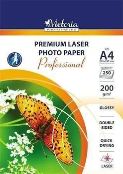 Fotopapír Victoria Professional fotografický papír lesklý A4 200 g 250 ks