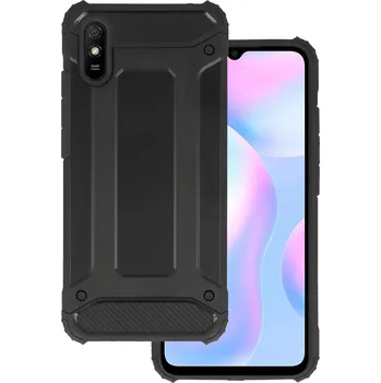 Pouzdro na mobilní telefon Pouzdro Armor Carbon pro Xiaomi Redmi 9a Black