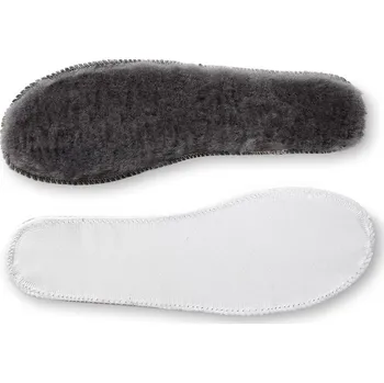 Vložka do bot Wooline Vložky do bot filc/kožešina šedé Velikost obuvi: 38