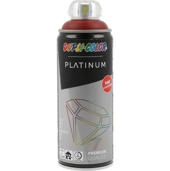Barva ve spreji Dupli-Color Platinum RAL 3004 purpurově červená saténově matná barva ve spreji 400ml