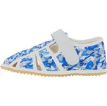 Jonap Barefoot bačkůrky HOME NEW POLOOTEVŘENÉ - modrý maskáč Velikost EU: 26, vnitřní délka: 171, vnitřní šířka: 71